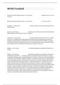 NFHS Football Prep Exam Questions And Correct Detailed Answers&period;