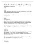 CySA&plus; Final - Study Guide 2022 &lpar;Complete Solution&rpar;
