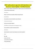 D027 patho pharm wgu test with Questions and Answers&vert; Latest Update &vert; Verified Answers