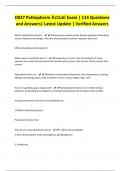 027 Pathopharm Actual Exam &vert; 114 Questions and Answers&vert; Latest Update &vert; Verified Answers