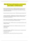D027 WGU pathopharm Exam with Questions and Answers&vert; Latest Update &vert; Verified Answers