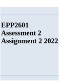 EPP2601 Assessment 2 Assignment 2 2022