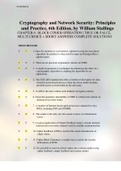 Cryptography and Network Security: Principles and Practice, 6th Edition, by William Stallings CHAPTER 6: BLOCK CIPHER OPERATION | TRUE OR FALCE, MULTI CHOICE + SHORT ANSWERS COMPLETE SOLUTIONS