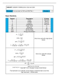 Summary  CEA , CEM Rev1  energy formulas 