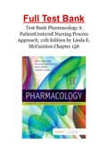 Test Bank Pharmacology A Patient Centered Nursing Process Approach&comma; 11th Edition by Linda E&period; McCuistion Chapter 158