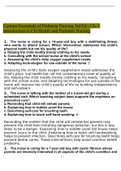 ESSENTIALS OF PEDIATRIC NURSING 4TH EDITION CARMAN TEST BANK- UPDATED CORRECT GUIDE