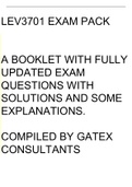 LEV3701 Assignment 2 semester 2 Solutions (2022) with Exam Pack - Questions and Answers which are detailed