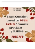 FREE Stem Cells Worksheet with Answers | GCSE / IGCSE | AQA / Edexcel / OCR |