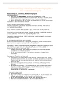 Hoorcollege samenvatting  Inleiding Orthopedagogiek (SOW-PWB1290)