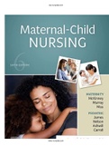 Test Bank For Maternal-Child Nursing 6th Edition by Emily Slone McKinney ISBN: 978-0323697880| Chapter 1-55| Complete Guide 2022