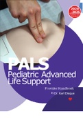 PALS Pediatric Advanced Life Support Provider Handbook  2020-2025 {By Dr. Karl Disque}