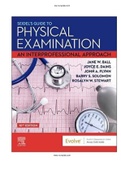 (Complete 2022) Test Bank For Seidel's Guide to Physical Examination An Interprofessional Approach 10th Edition by Jane W. Ball, Joyce E. Dains Chapter 1-26; Ace in your Exams in 1 attempt!