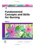 Fundamental Concepts and Skills for Nursing 6th Edition by Williams Test bank ISBN: 978-0323694766  |Complete Guide A+