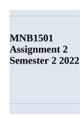 MNB1501 Assignment 2 Semester 2 2022