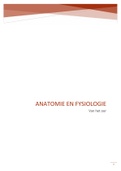 Samenvatting  Anatomie en fysiologie LAW (E0F20B) - Anatomie van het oor