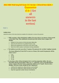 2022 HESI Med Surg Exit Exam &lpar;V1 Version 1&rpar; Brand New Q&As &plus;