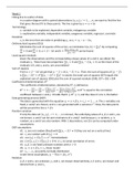 Summary Econometrics 1 (FEB22004X)