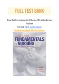 Kozier And Erbs Fundamentals Of Nursing 10th Edition Berman Test Bank