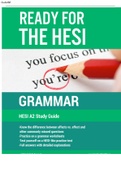 HESI A2 Grammar Study Guide 2019