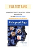 Pathophysiology Concepts Of Human Disease 1st Edition Sorenson Test Bank