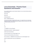 Linux Essentials - Practice Exam Questions and Answers	