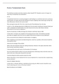 Evolve Fundamentals Exam