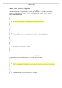 MN 502 Unit 4 Quiz &lpar;10&sol;10&rpar;