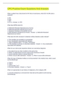 CPC Practice Exam Questions And Answers 