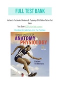 Anthony&rsquo;s Textbook of Anatomy & Physiology 21st Edition Patton Test Bank