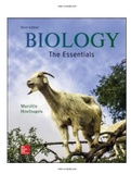 Biology the Essentials 3rd Edition Hoefnagels Test Bank ISBN:978-1259824913|Complete Guide A+.