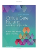Critical Care Nursing- A Holistic Approach 11th Edition Morton Fontaine Test Bank 56 Chapter | ISBN: 9781496315625