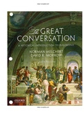 Great Conversation Historical Introduction to Philosophy 8th Edition Melchert Test Bank ISBN:978-0190670610 |Complete Guide A+