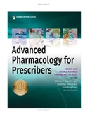 Advanced Pharmacology for Prescribers 1st Edition Luu Kayingo Test Bank ISBN:9780826195463|Complete Guide A+