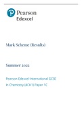 IGCSE chemistry paper1 answer