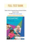 Pediatric Skills for Occupational Therapy Assistants 5th Edition Solomon Test Bank