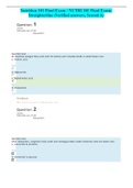 Nutrition 101 Final Exam &sol; NUTRI 101 Final Exam&colon; Straighterline &lpar;Verified answers&comma; Scored A&rpar;