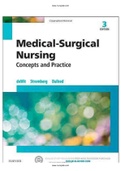 Medical Surgical Nursing Concepts And Practice 3rd Edition Dewit Test Bank