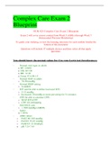 NUR 425 Complex&lowbar;Care&lowbar;Exam&lowbar;2&lowbar;Blueprint &lbrack;2022&rsqb;