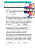 Test Bank  For Fundamentals of Nursing 2nd Edition Yoost Chapter 1-42 | Complete Guide