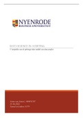 Paper data science in auditing - Master Nyenrode accountancy 