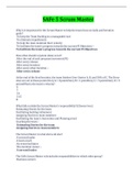 SAFe 5 Scrum Master Questions And Answers Multiple Choice Latest Update With Complete Solution &period;