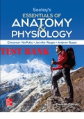 TEST BANK for Seeley's Essentials of Anatomy and Physiology 11th Edition by Cinnamon VanPutte, Jennifer Regan, Andrew Russo . All Chapters 1-20. (Complete Download). 399 Pages