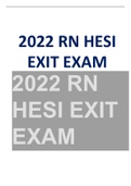 HESI EXIT RN EXAM 2022 REAL EXAM &vert; 2022 RN HESI EXIT EXAM Version 1 &lpar;V1&rpar; &ndash; All 160 Questions & Answers&excl;&excl; &lpar;Actual Screenshots from exam taken in April 2022 A&plus;