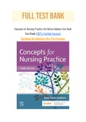 Concepts for Nursing Practice 3rd Edition Giddens Test Bank