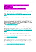  RATED A&plus;  MED SURG HESI EXIT EXAM&sol;Latest 2022&sol;Test Bank 100&percnt; VERIFIED 