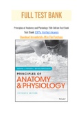 Principles of Anatomy and Physiology 15th Edition Test Bank