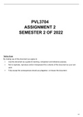 PVL3704 ASSIGNMENT 2 SEMESTER 2 2022 (ALL ANSWERS AND SOLUTIONS)
