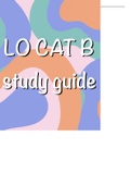 LO CAT part B Study Guide 