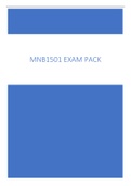 MNB1501 Exam Pack