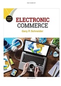 Electronic Commerce 12th Edition Gary Schneider Test Bank ISBN:9781305867819| Complete Guide A+